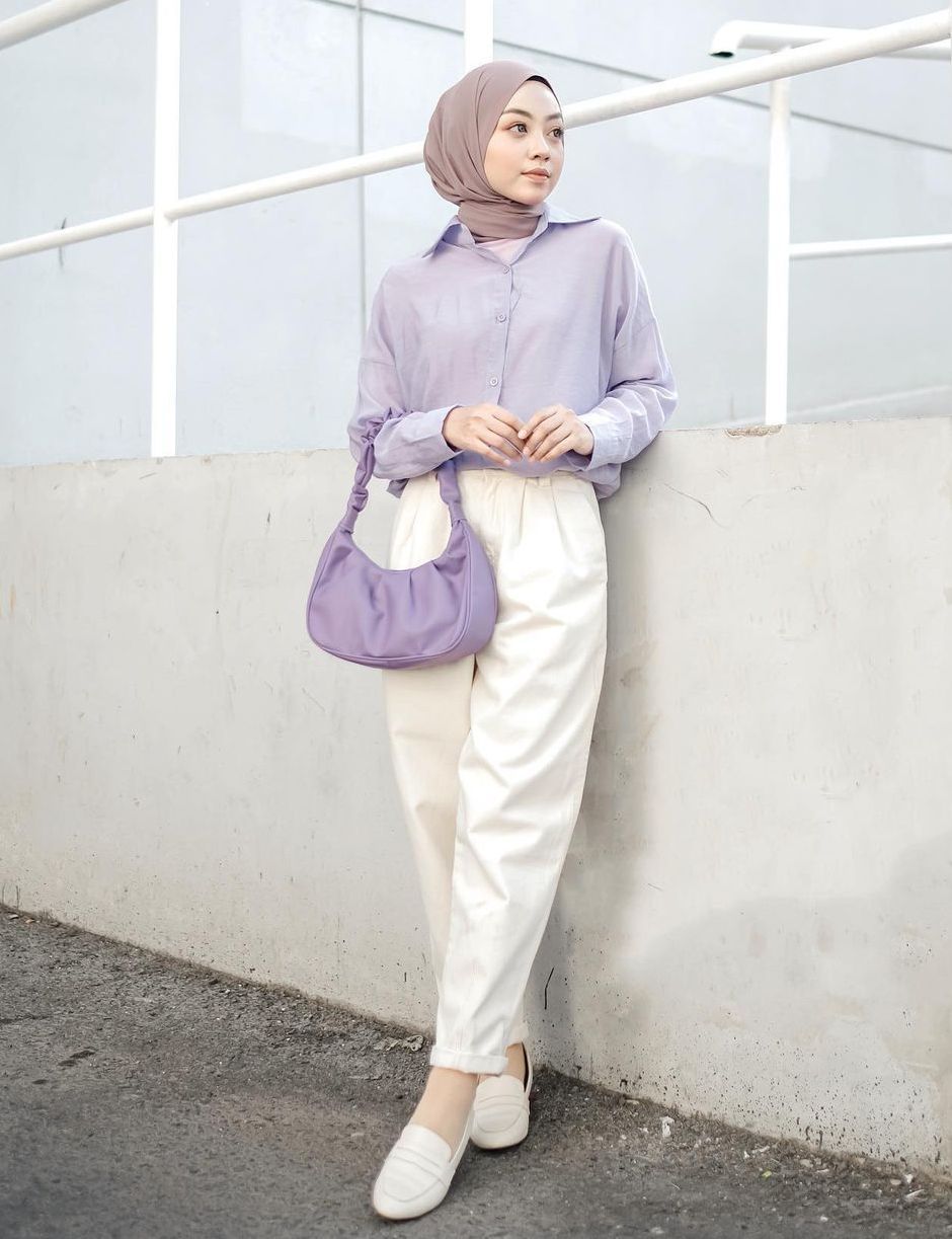 Rekomendasi Warna Hijab yang Cocok untuk Baju Lilac