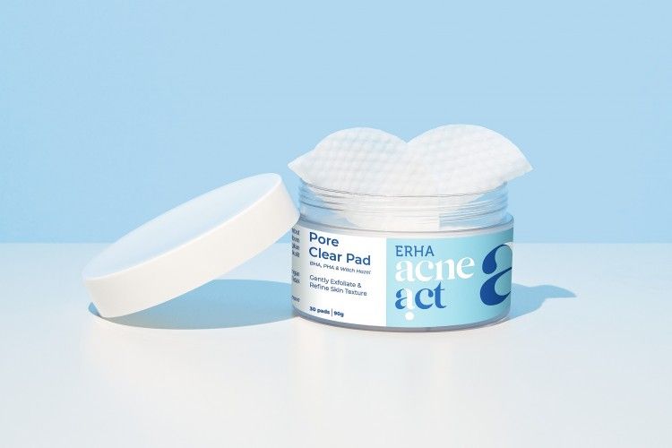 Rekomendasi Kapas Eksfoliasi dari ERHA Acneact: Pore Clear Pad 