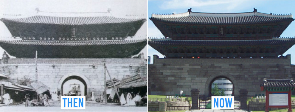 12 Potret Bangunan Bersejarah di Kota Seoul Dulu dan Sekarang