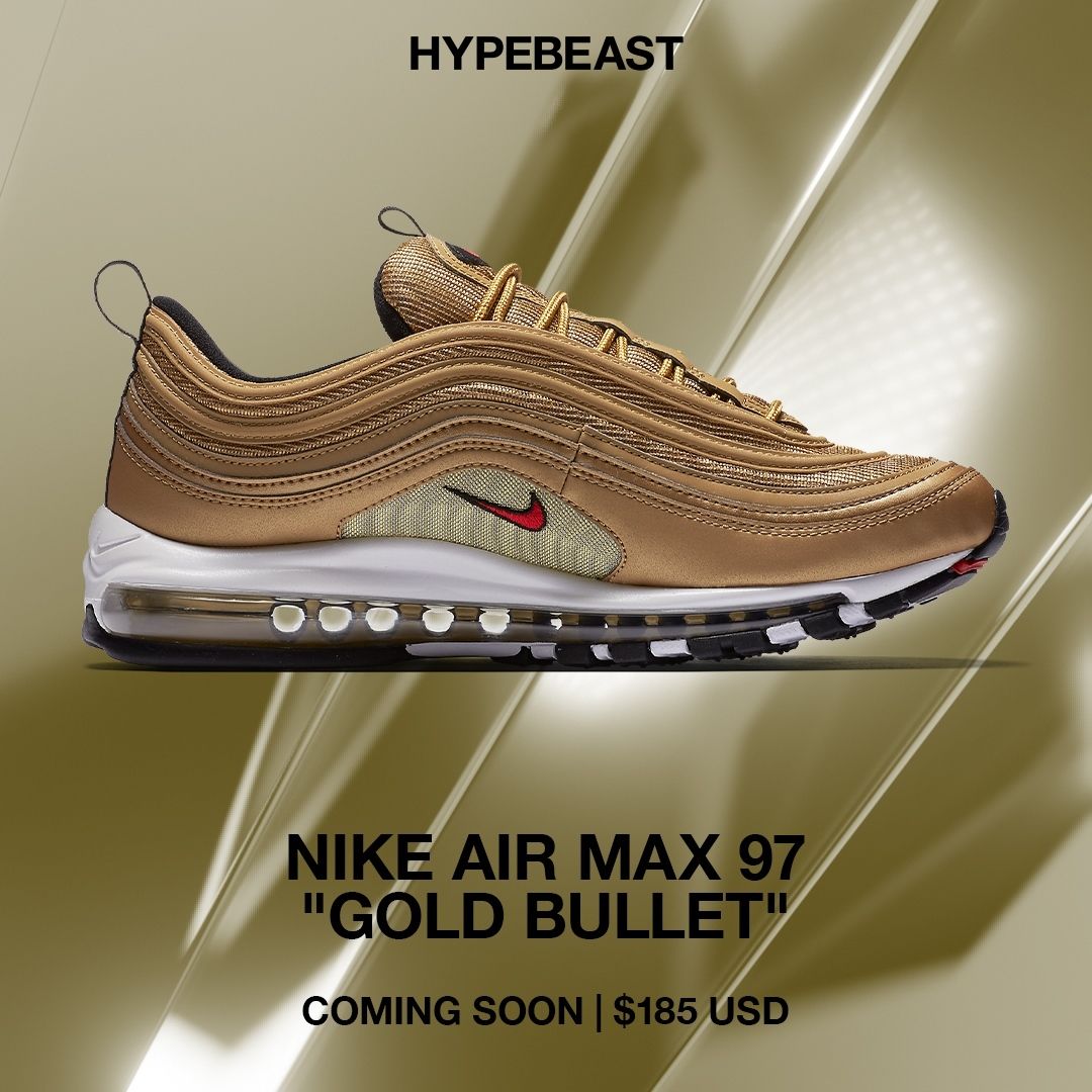 Nike Kembali Rilis Sneaker Air Max 97 Warna Emas Metalik