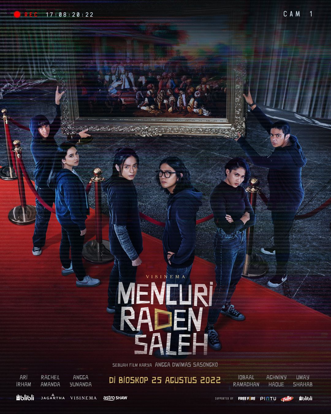 Aksi Mendebarkan Iqbaal Ramadhan Dkk. di Trailer 'Mencuri Raden Saleh'