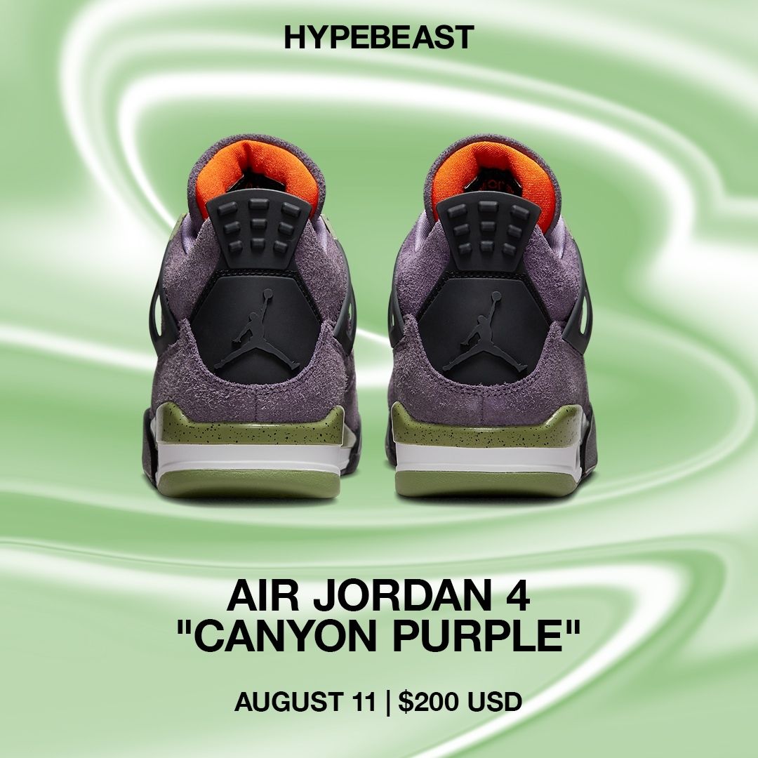 Nike Rilis Air Jordan 4 'Canyon Purple' Khusus untuk Cewek