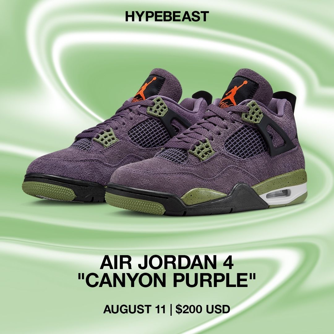 Nike Rilis Air Jordan 4 'Canyon Purple' Khusus untuk Cewek
