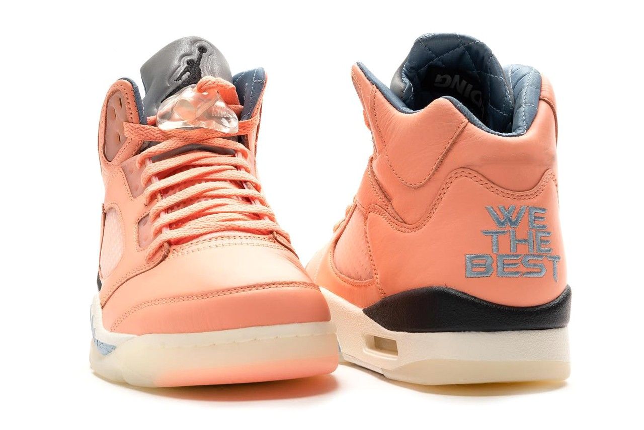 DJ Khaled Rilis Sneaker Air Jordan 5 Warna 'Sail' & 'Crimson Bliss'