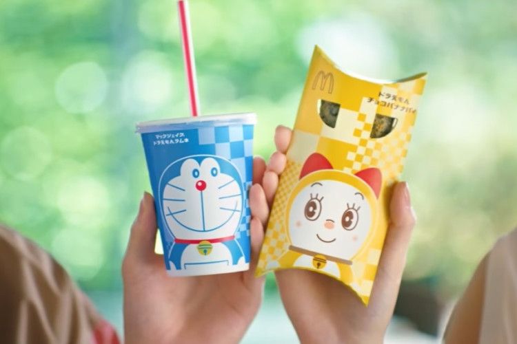 Sambut Musim Panas, McDonald's Jepang Rilis Dessert Bertema Doraemon