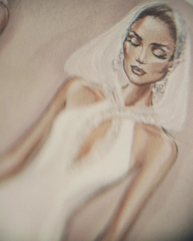 Detail 3 Gaun Pengantin Jennifer Lopez Rancangan Ralph Lauren