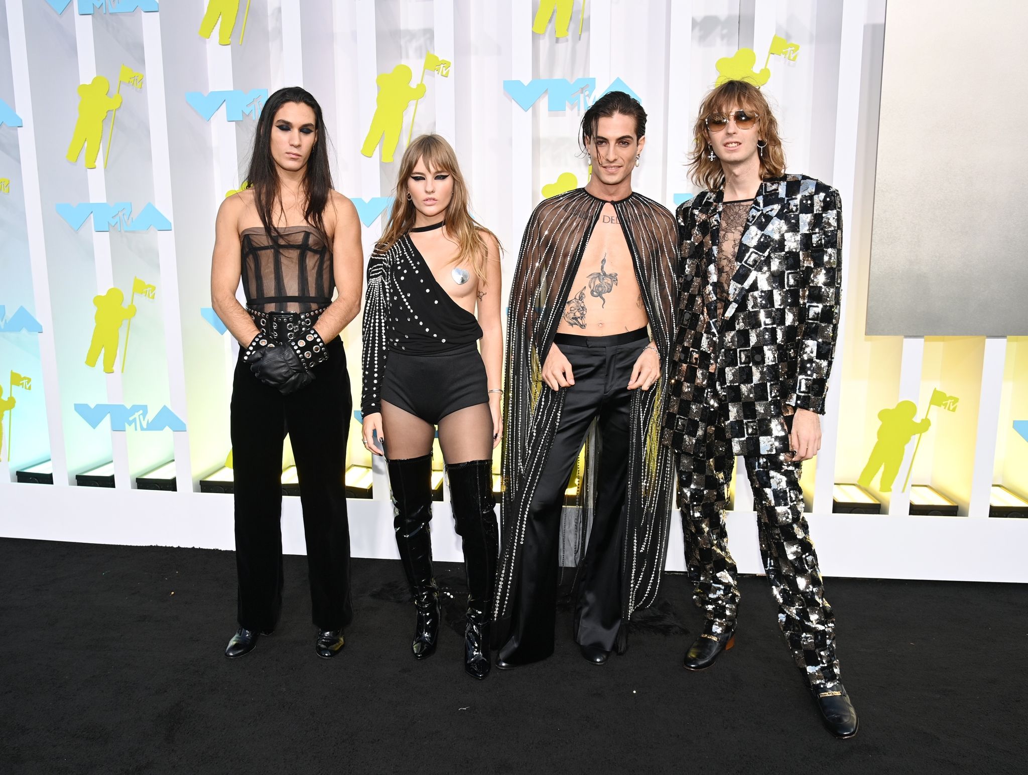 Måneskin's Eccentric Style at the 2022 MTV VMAs, Dare to be Topless!
