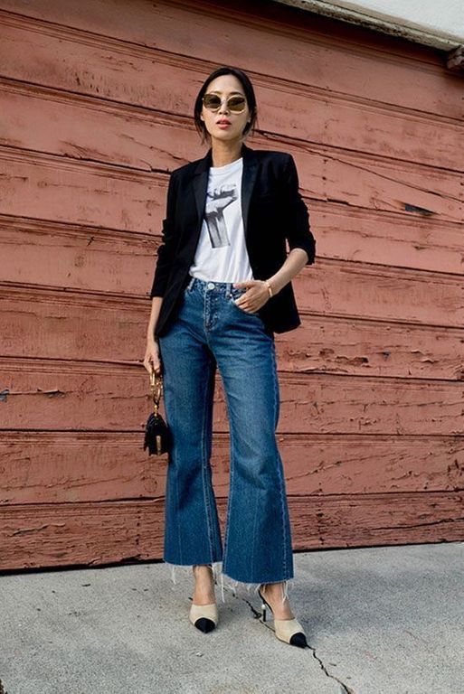 11 New Jeans Culottes OOTD, Inspiration to Look Good!