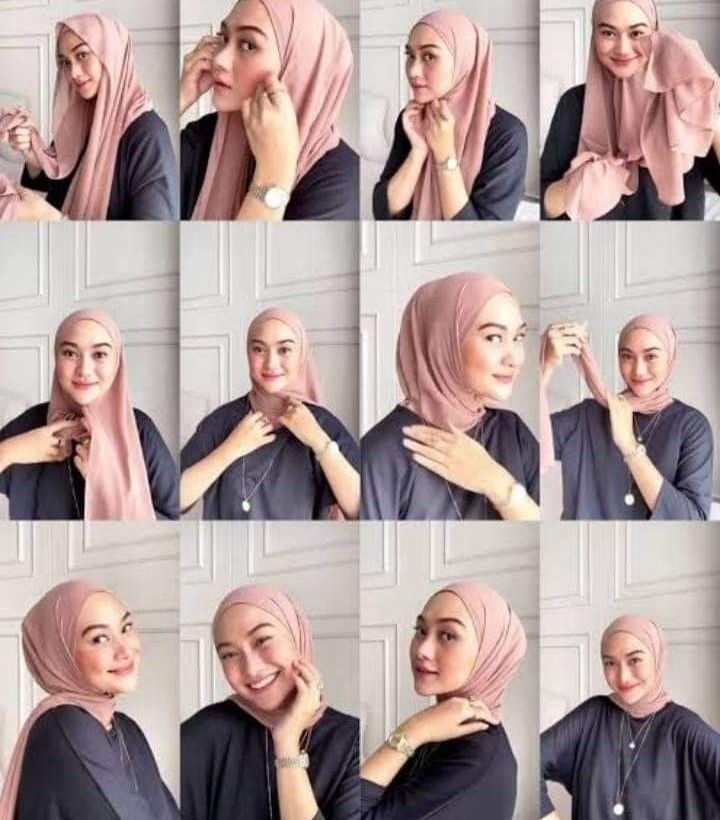 10 Tutorial Hijab Pashmina Simpel untuk Remaja 2022