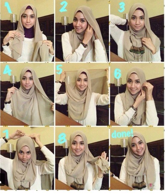 10 Tutorial Hijab Pashmina Simpel untuk Remaja 2022