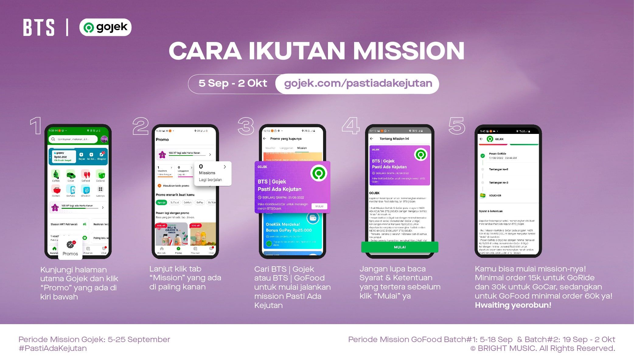 Collab! Ini 4 Kejutan Seru dari BTS X Gojek untuk ARMY Indonesia