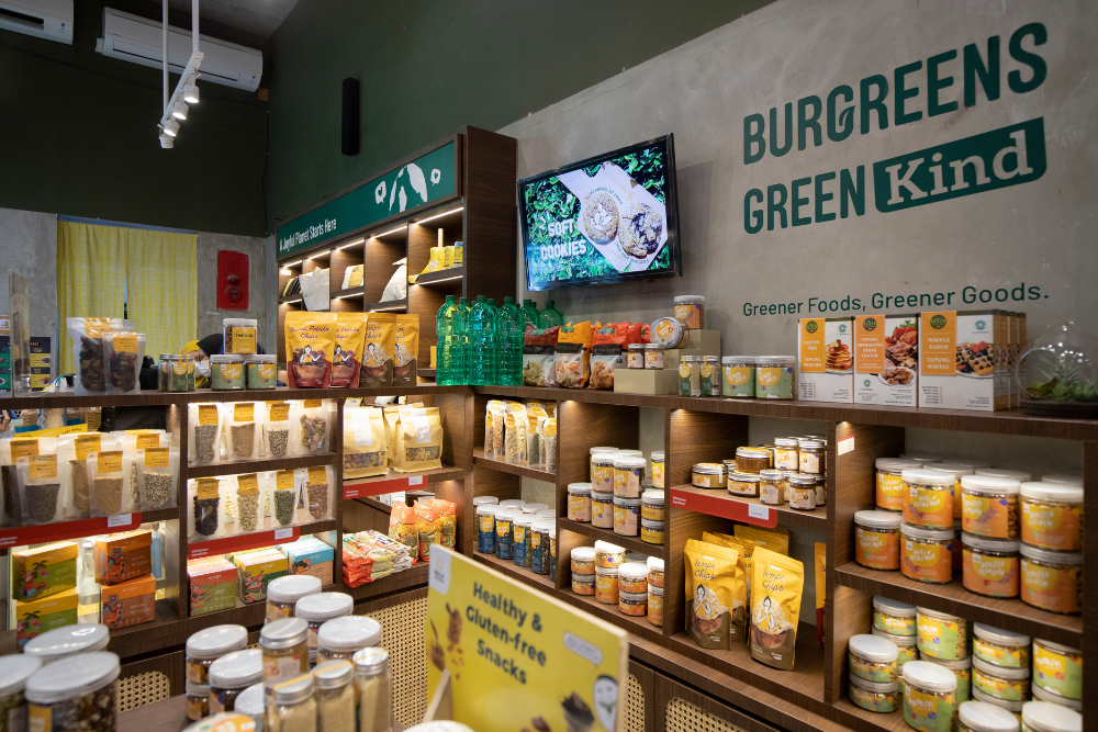 Swalayan GreenKind, Healthy Dining & Green Shopping dari Burgreens