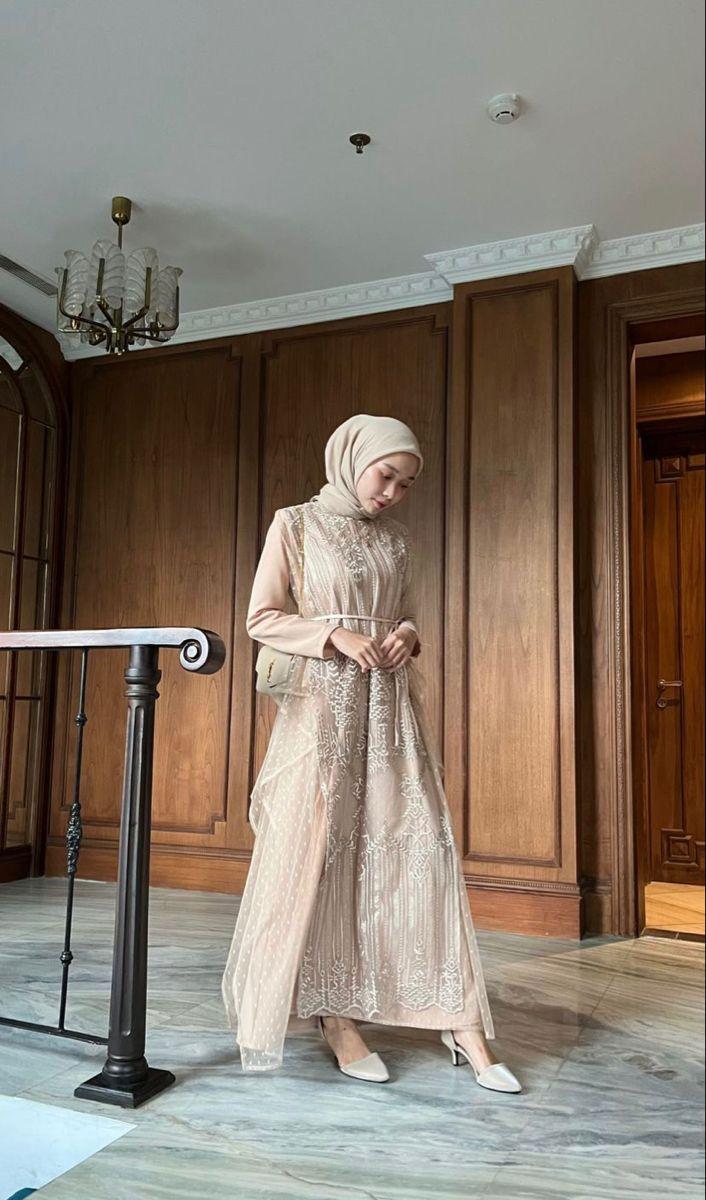 10 Model Baju Gamis Brokat Terbaru untuk Remaja Kekinian