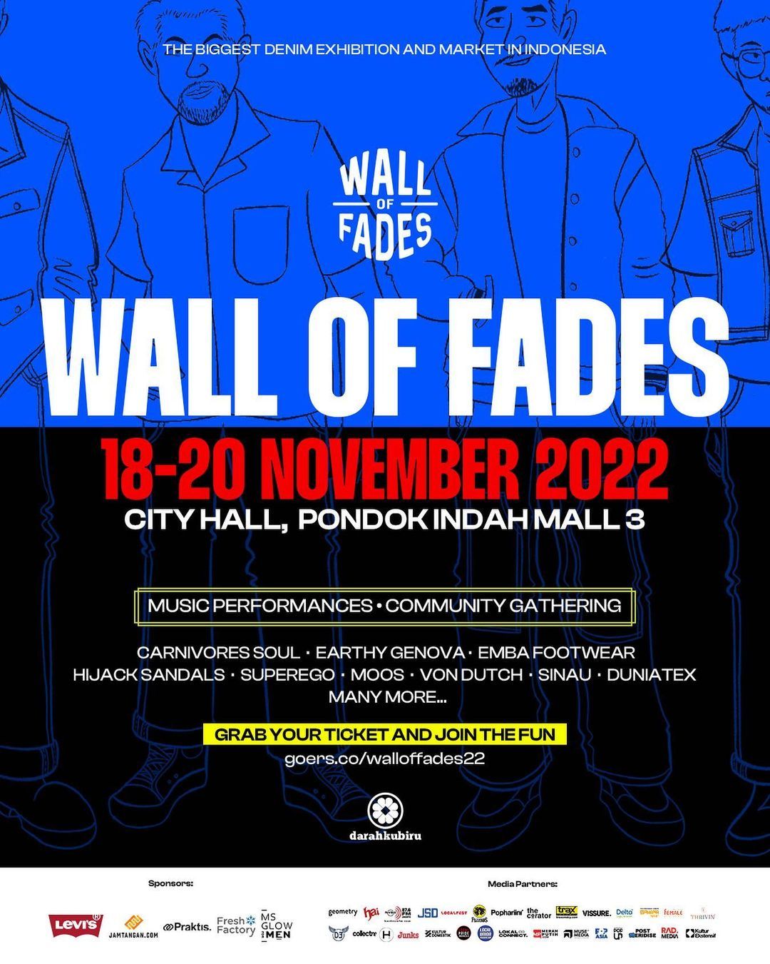 Denim Exhibition & Bazaar Wall Of Fades Kembali Diadakan Tahun Ini