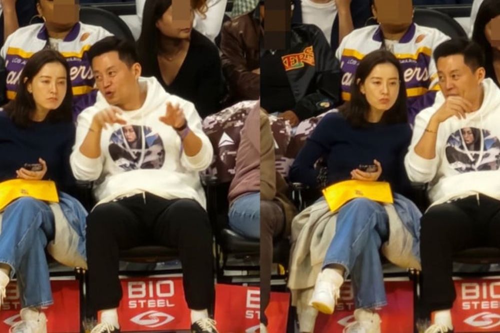 Jung Yu Mi dan Lee Soo Jin Ketahuan Nonton Basket Bareng, Berkencan?