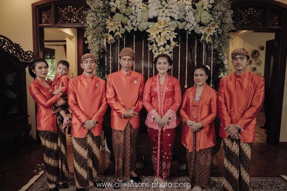 Inspirasi Warna Seragam Pernikahan a La Keluarga Presiden Jokowi