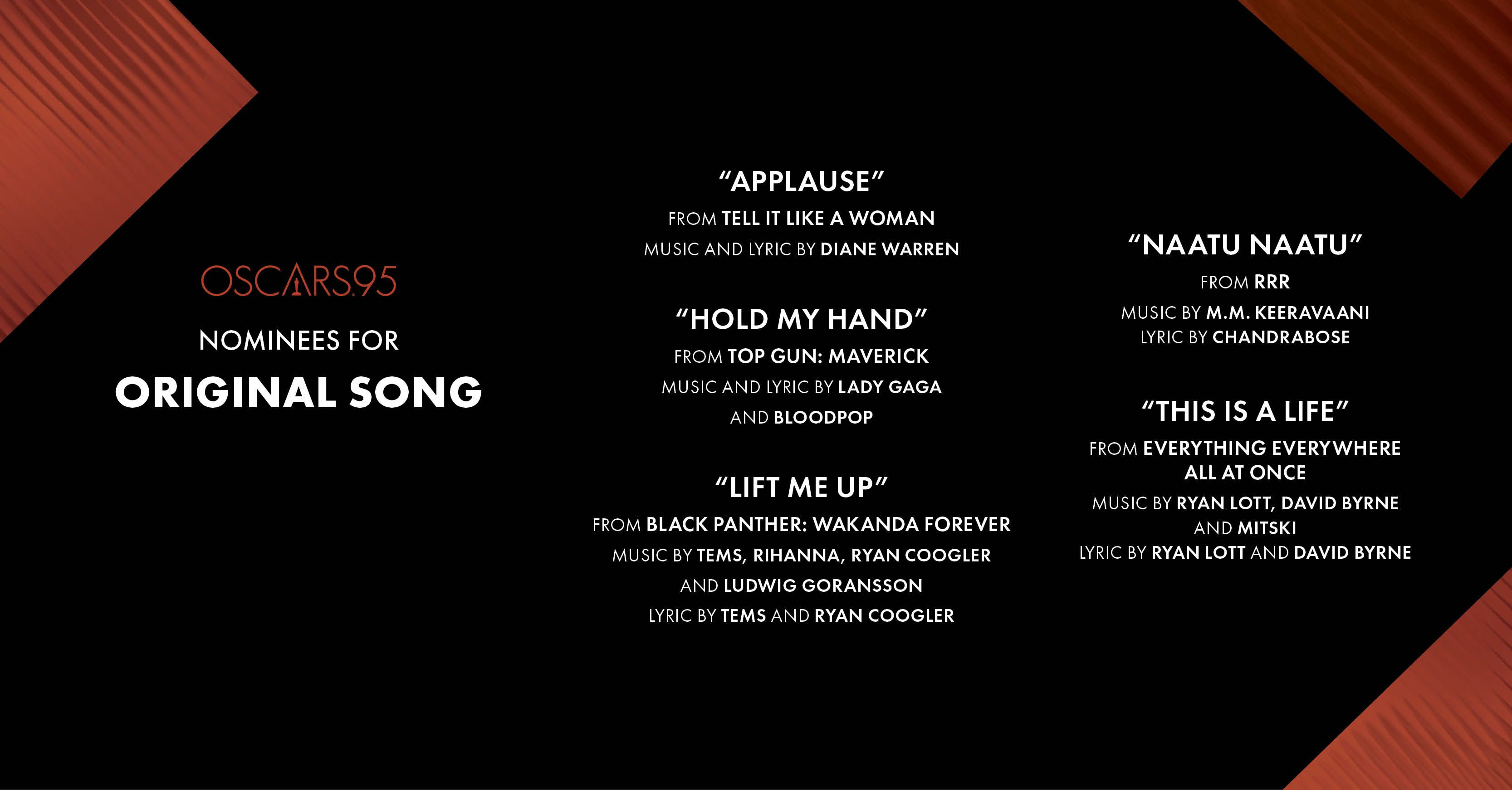 Ada Rihanna & Lady Gaga, Ini Daftar Lengkap Nominasi Oscars 2023
